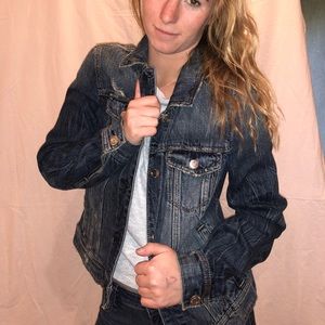 Distressed Denim jacket